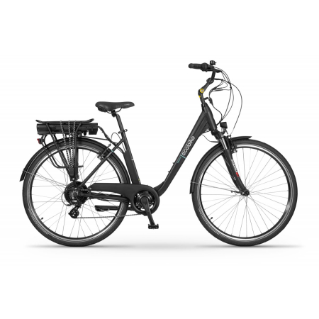 miejski rower elektryczny ecobike traffic damski czarny